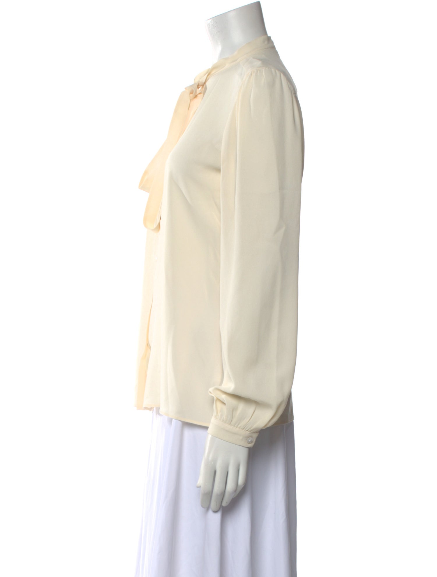 Michael Kors Silk Mock Neck Blouse