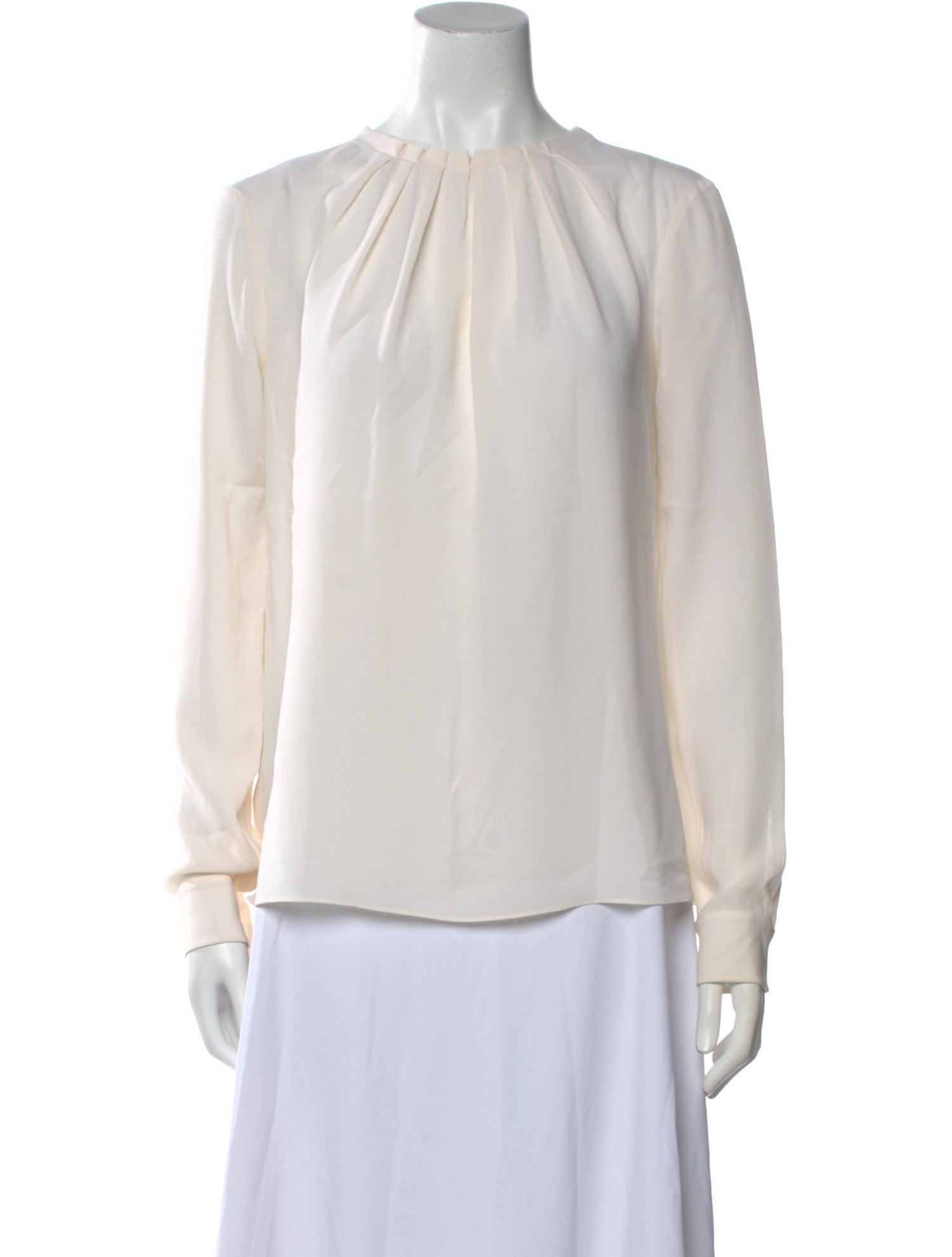 Michael Kors Silk Crew Neck Blouse