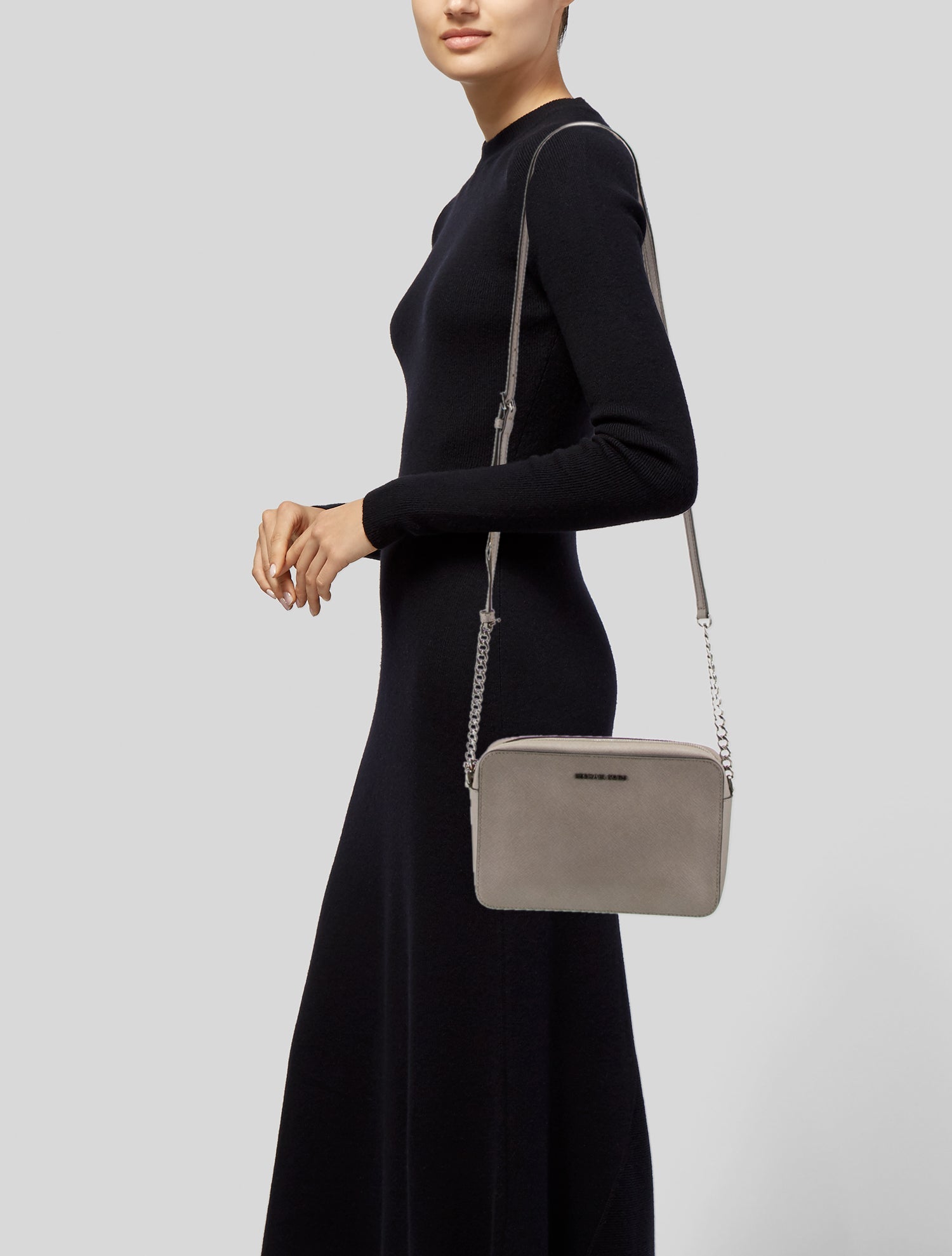 Michael Kors Saffiano Leather Shoulder Bag