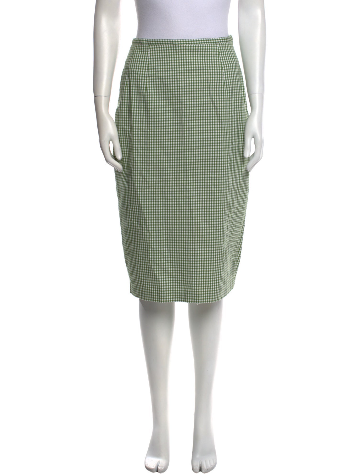 Michael Kors Plaid Print Knee-Length Skirt