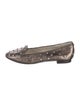 Michael Kors Leather Studded Accents Ballet Flats