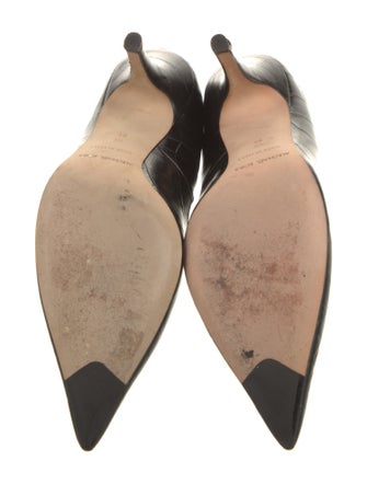 Michael Kors Quilted Pattern Leather Pumps