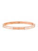 Michael Kors Crystal Hinged Bangle Bracelet