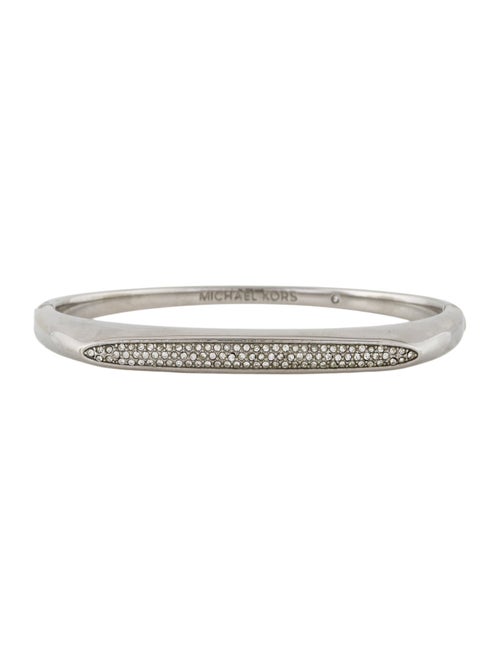 Michael Kors Crystal Pavé Hinged Bangle Bracelet