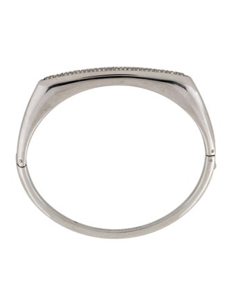 Michael Kors Crystal Pavé Hinged Bangle Bracelet