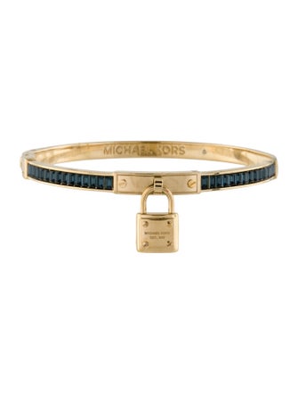Michael Kors Crystal Lock Hinged Bracelet