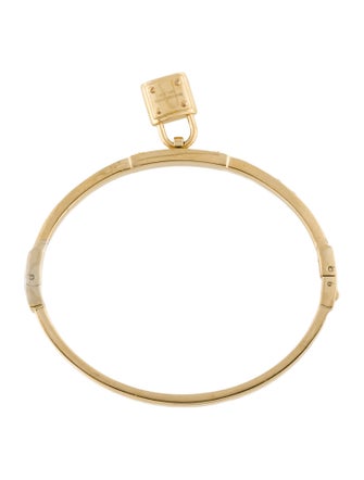 Michael Kors Crystal Lock Hinged Bracelet
