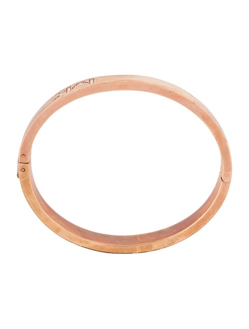 Michael Kors Crystal Logo Hinged Bracelet