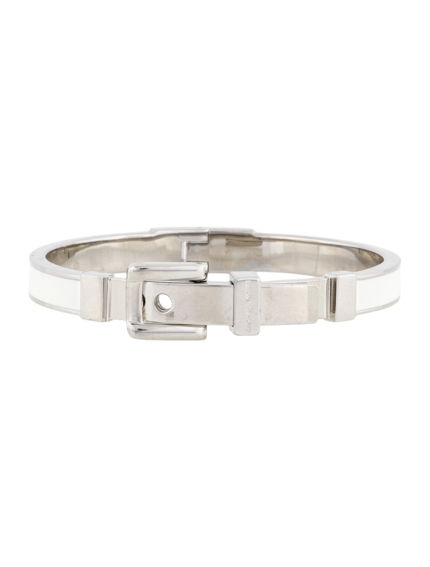 Michael Kors Enamel Buckle Bangle Bracelet