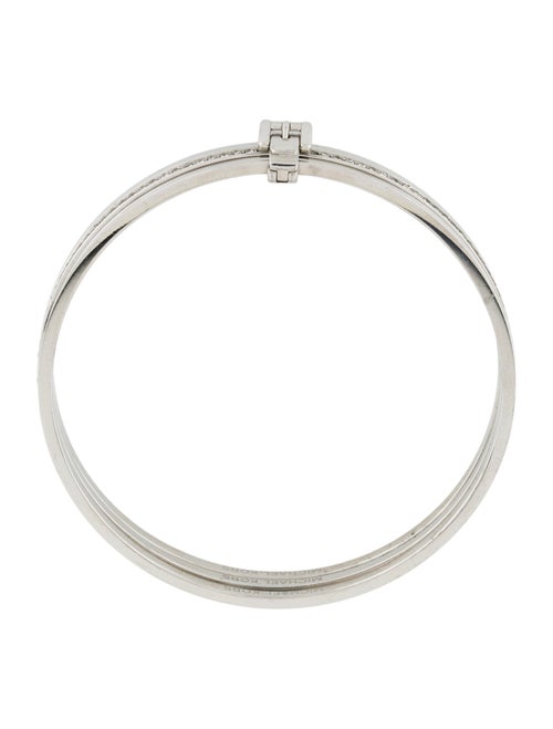 Michael Kors Crystal Buckle Bangle Bracelet Set