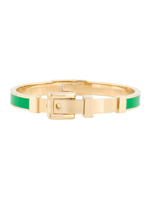 Michael Kors Enamel Buckle Bangle Bracelet