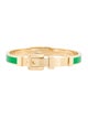 Michael Kors Enamel Buckle Bangle Bracelet