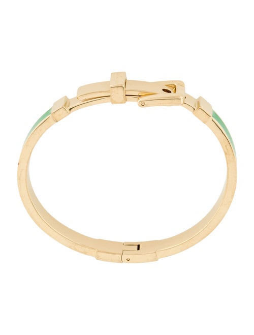 Michael Kors Enamel Buckle Bangle Bracelet