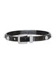 Michael Kors Resin Two-Tone Studded Buckle Hinged Bracelet