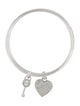 Michael Kors Crystal Heart & Key Bangle Bracelets