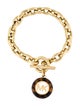 Michael Kors Resin Logo Charm Link Bracelet