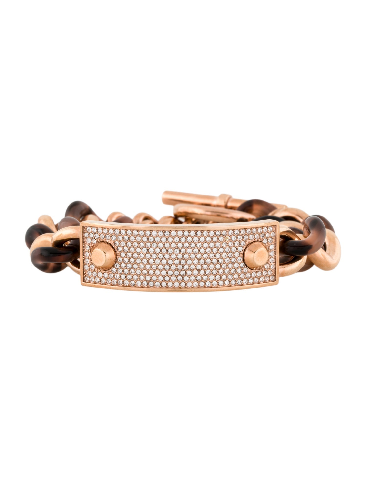 Michael Kors Crystal Tortoise Toggle Bracelet