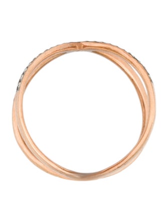 Michael Kors Crystal Criss-Cross Ring