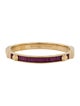 Michael Kors Crystal Hinged Bangle Bracelet