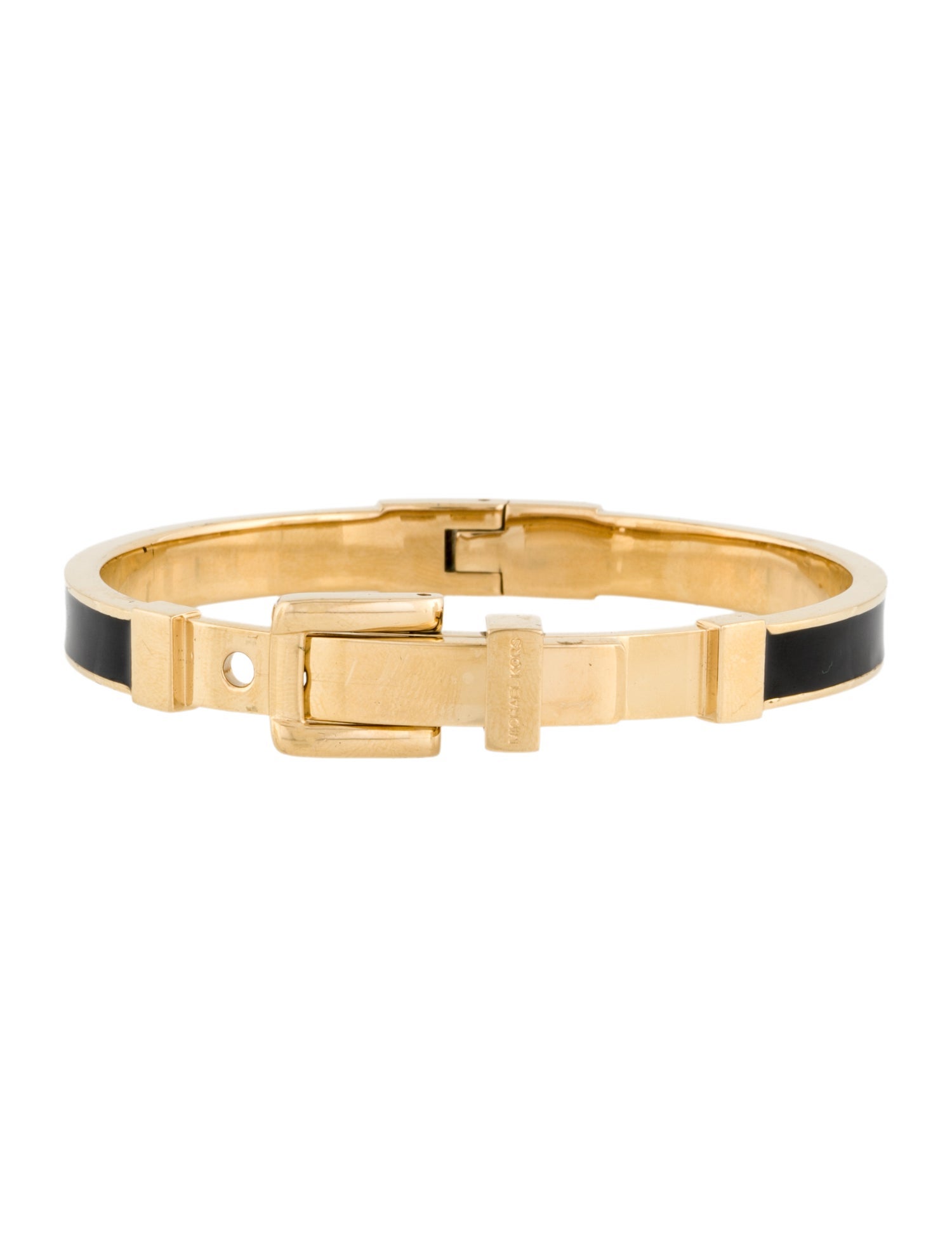 Michael Kors Enamel Buckle Hinged Bracelet