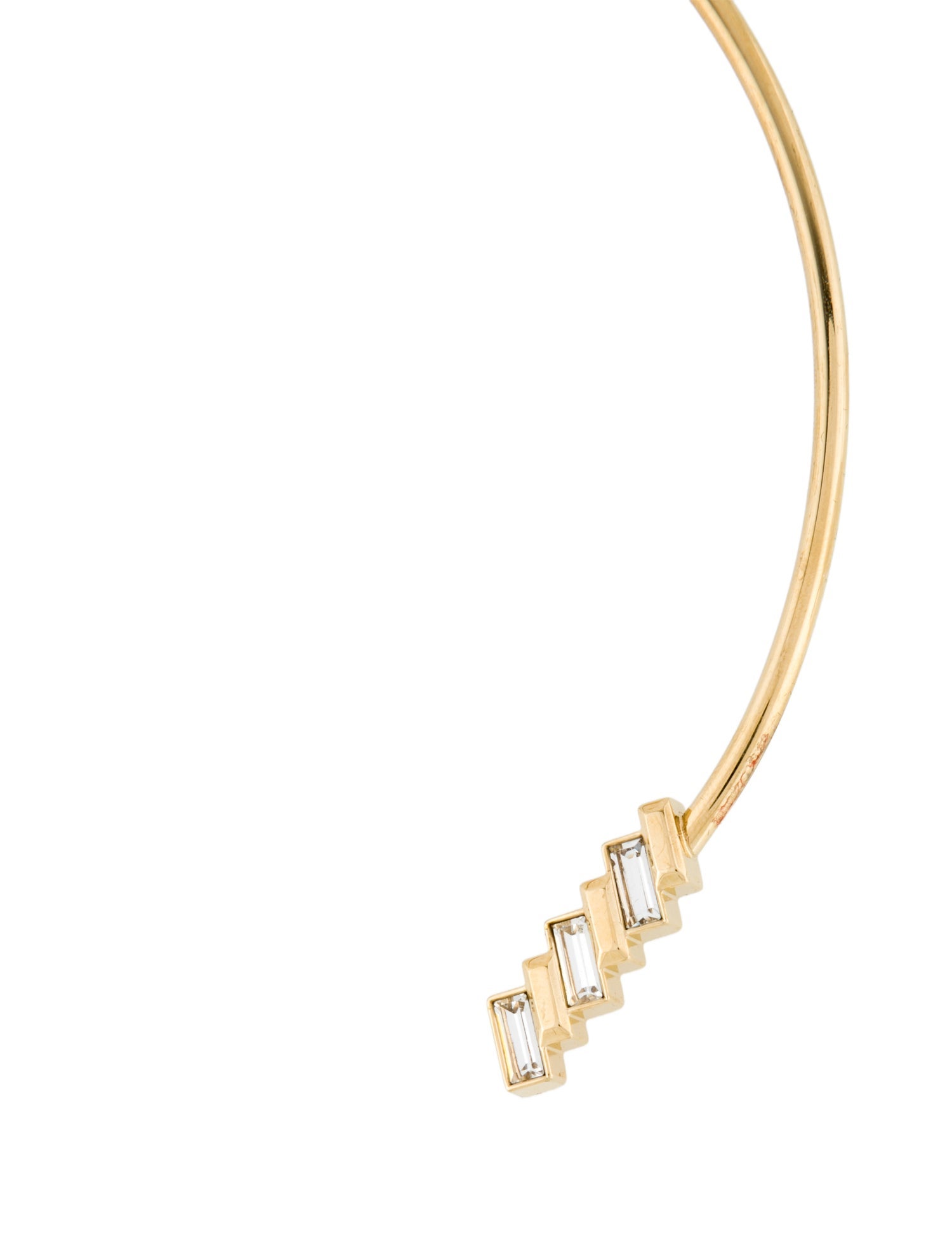 Michael Kors Black Tie Affair Crystal Open Collar Necklace