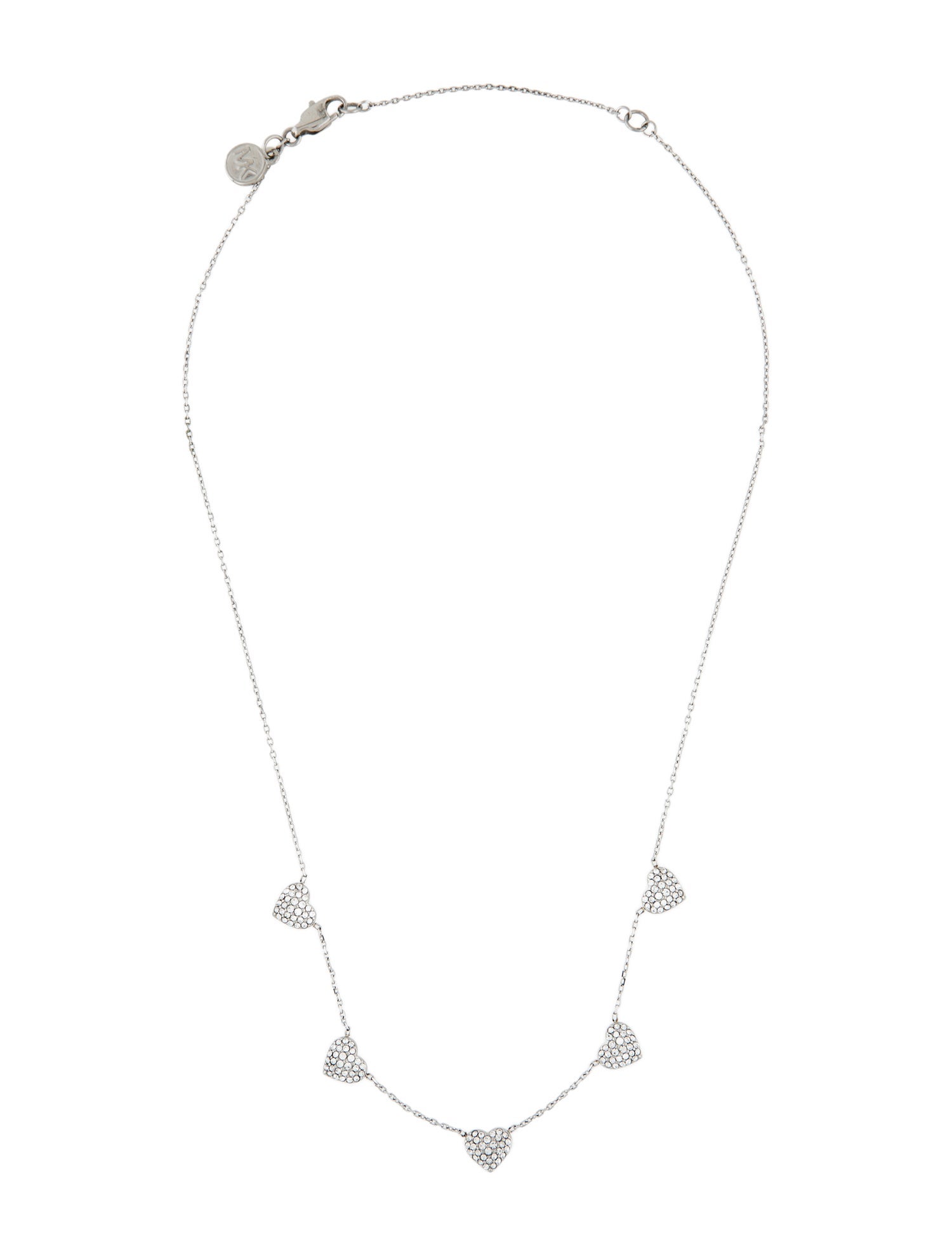 Michael Kors Crystal Charm Pendant Neckalce