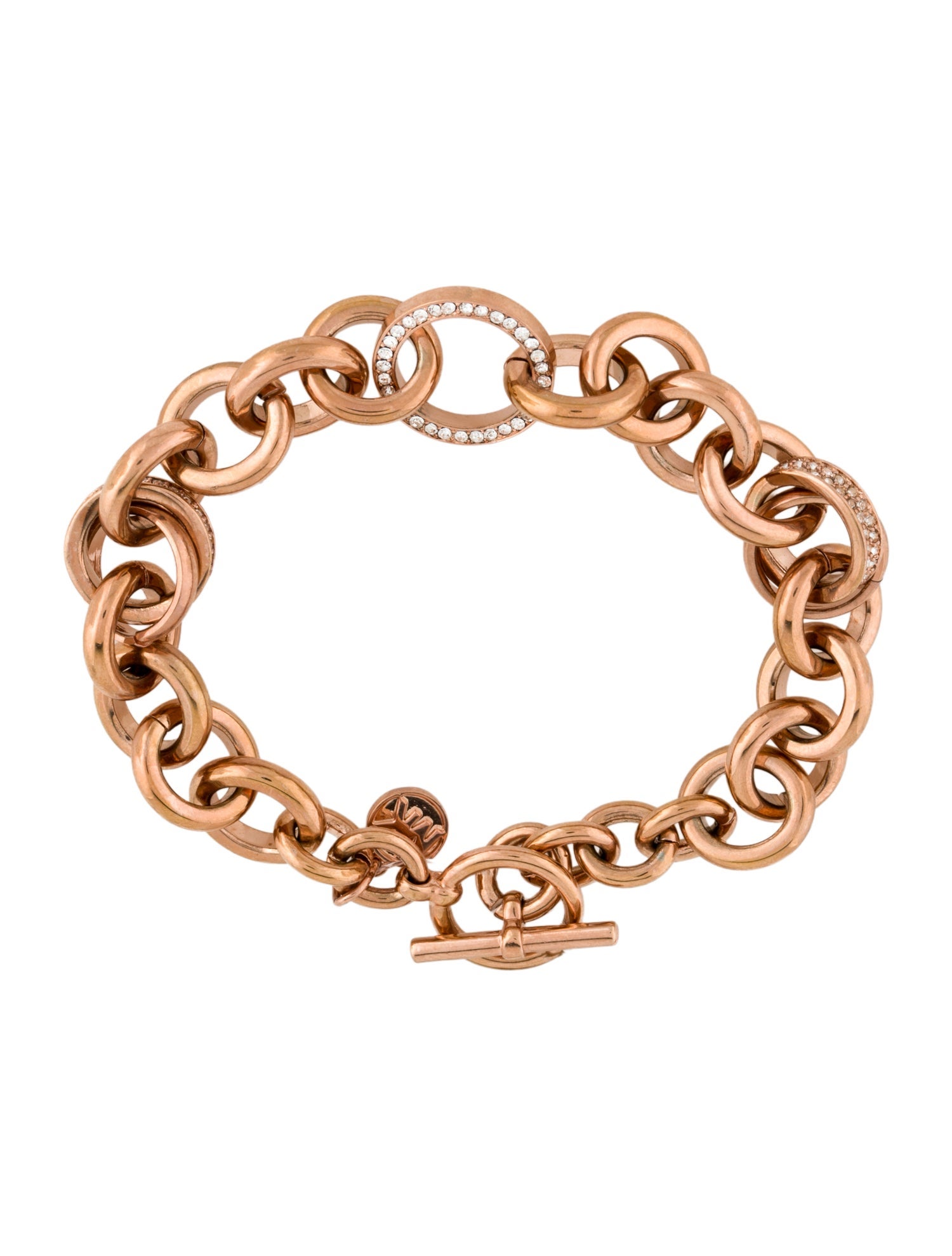 Michael Kors Crystal Pave Toggle Link Bracelet