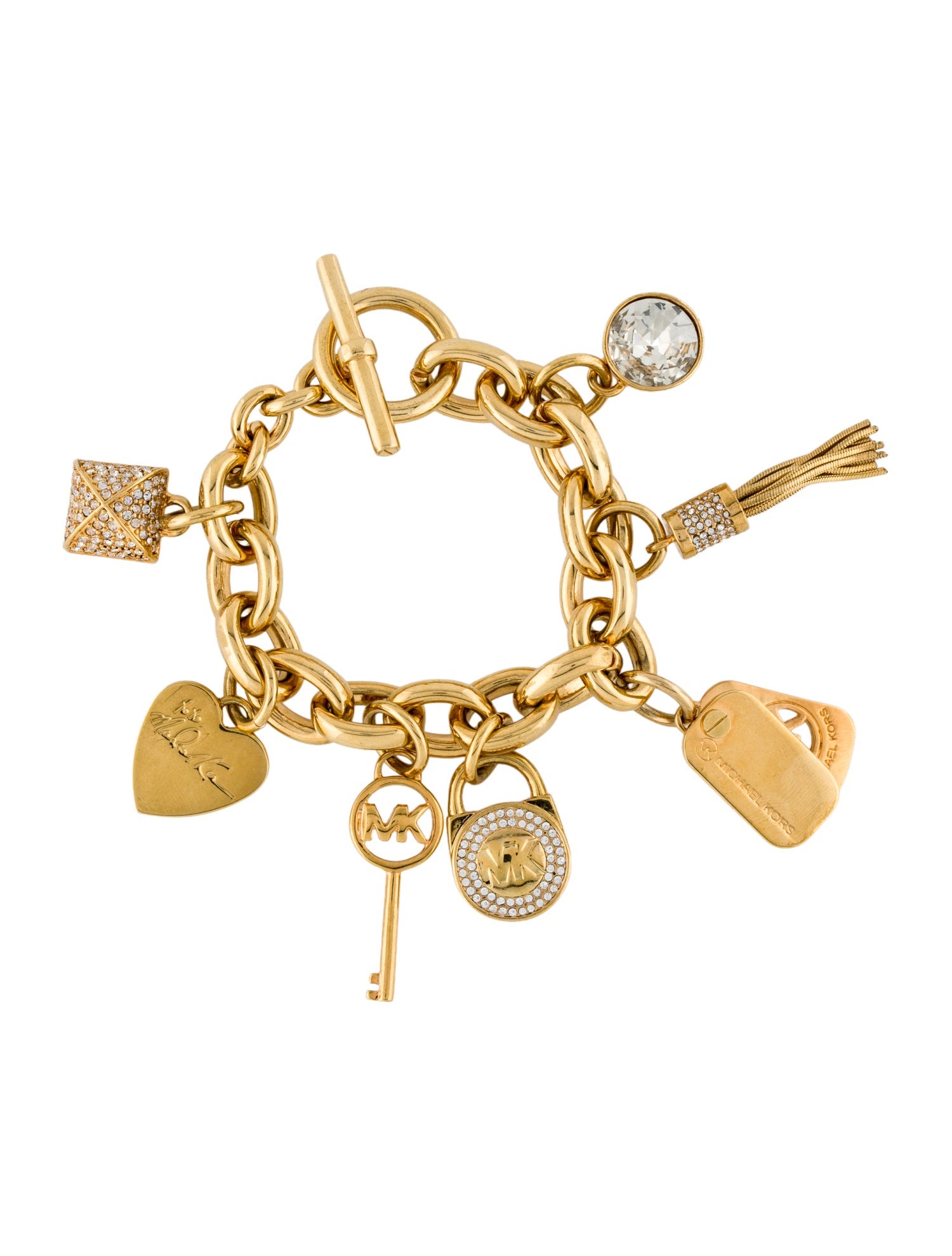 Michael Kors Crystal Charm Bracelet
