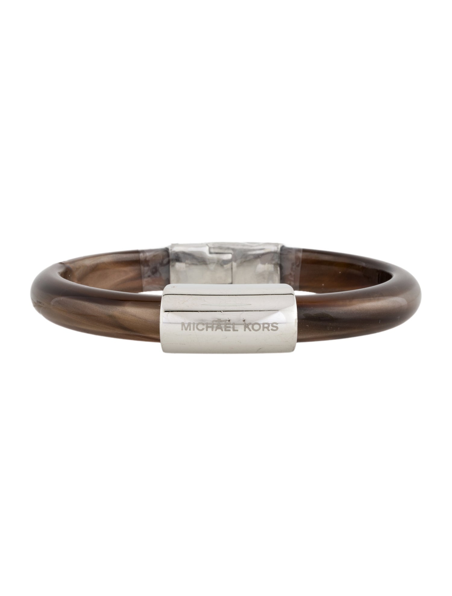 Michael Kors Resin Logo-Plate Bracelet