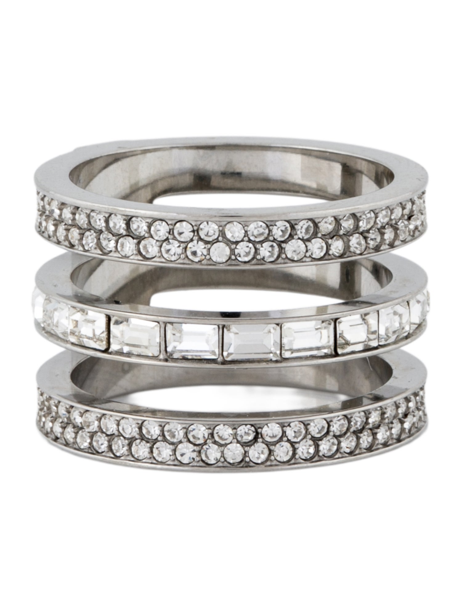 Michael Kors Crystal Park Avenue Stack Ring