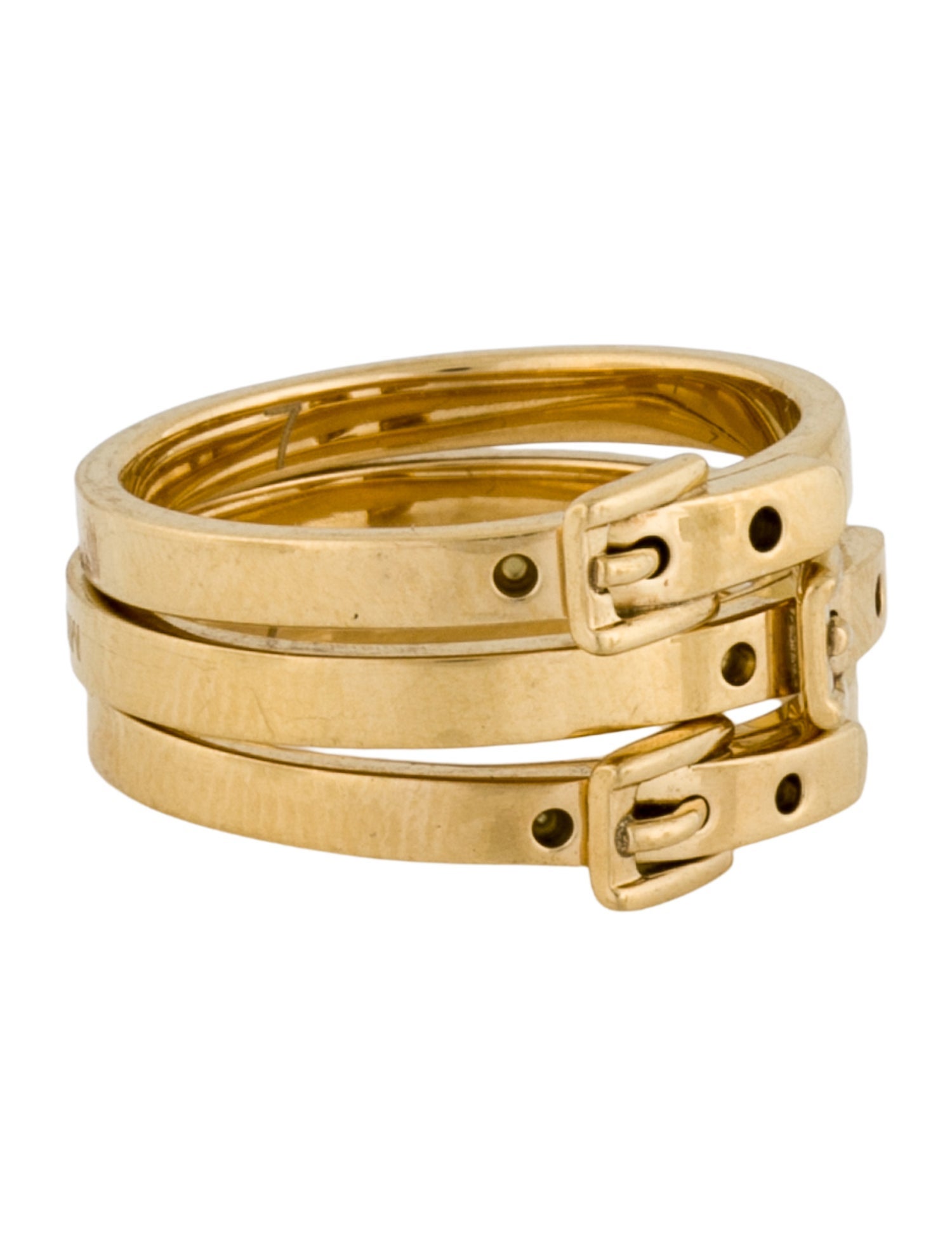 Michael Kors Buckle Band Ring Set