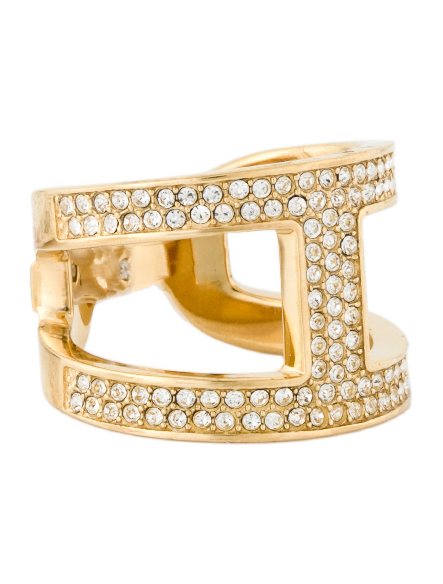 Michael Kors Crystal Double Stack Ring