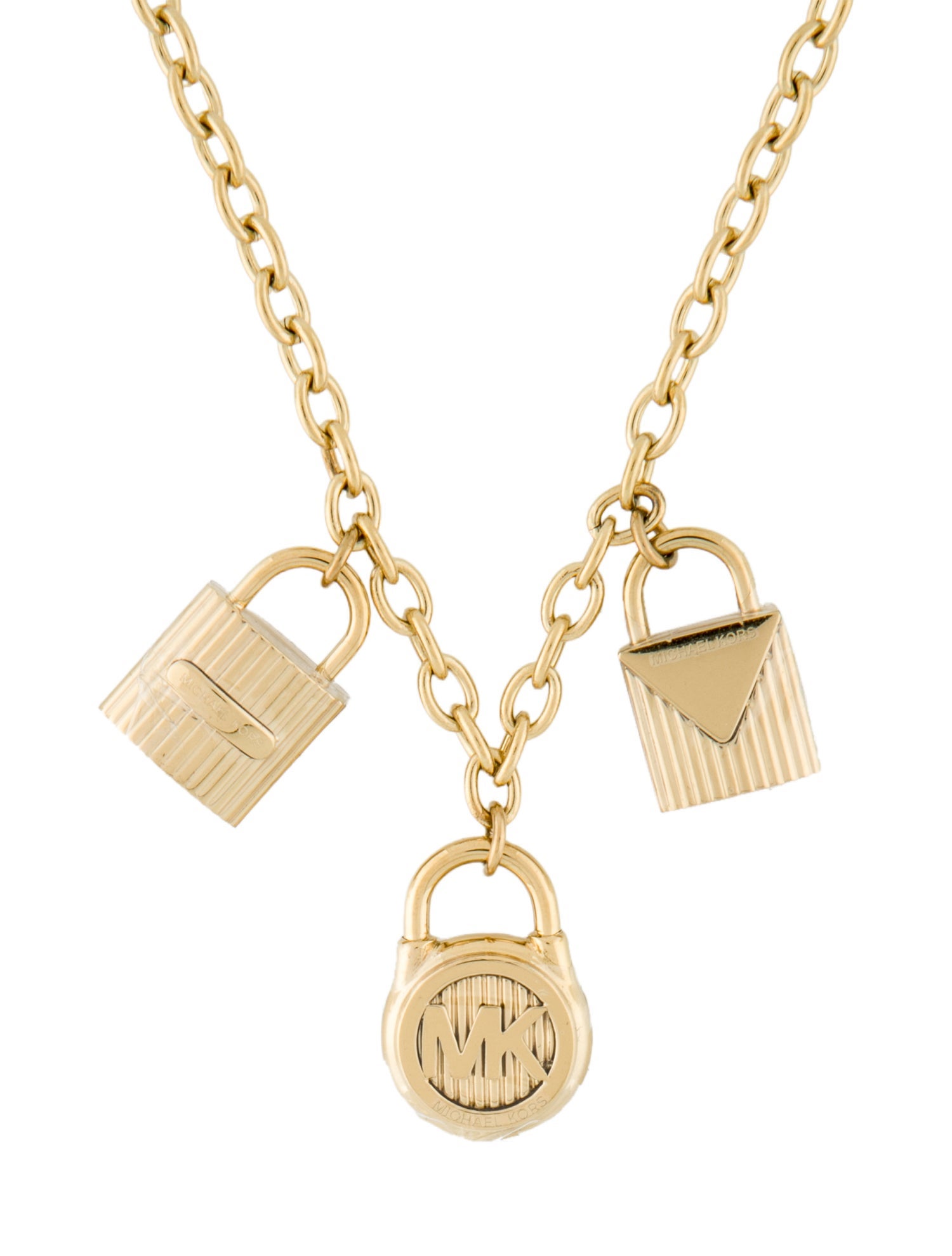 Michael Kors Lock Pendant Necklace