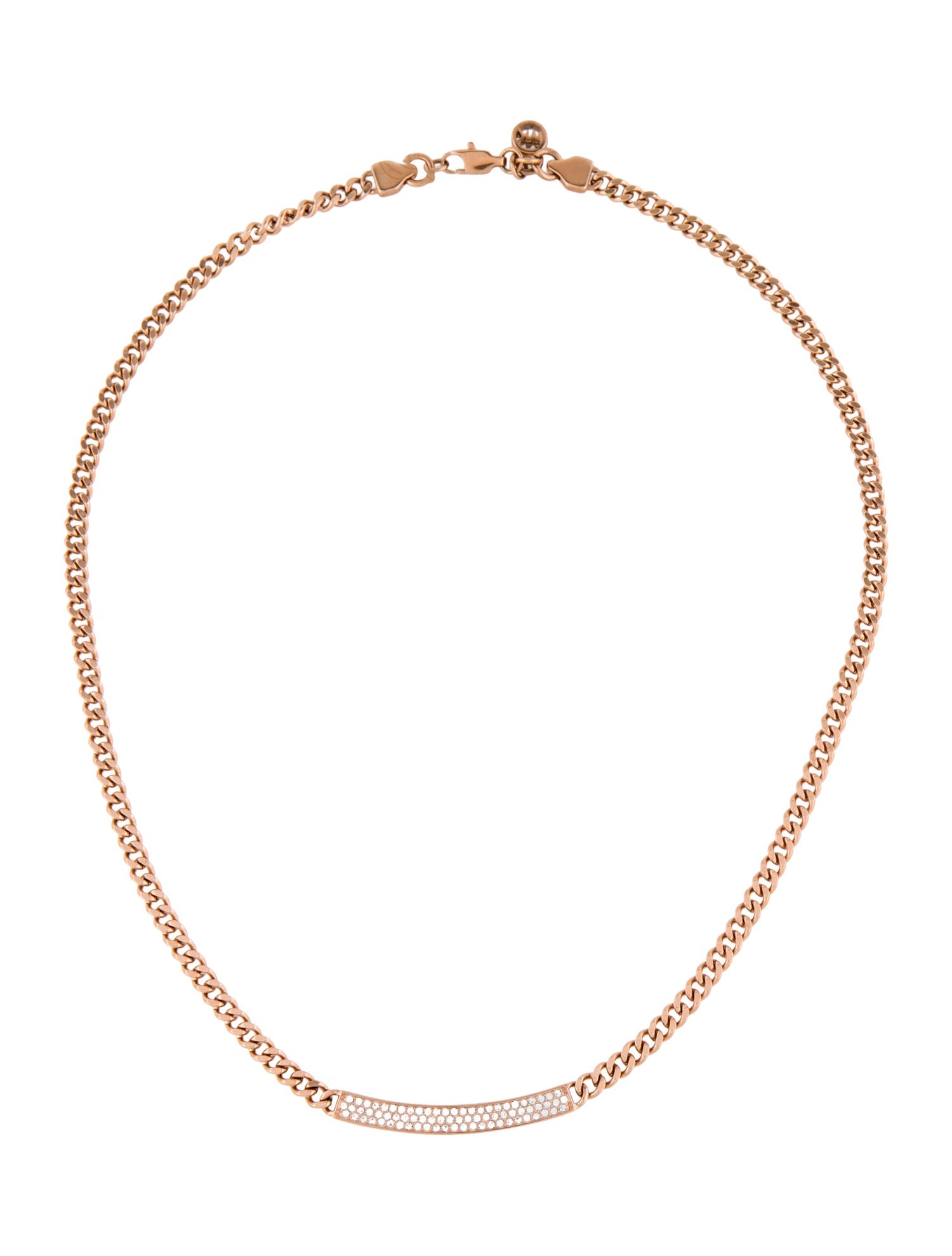 Michael Kors Crystal Chain Necklace