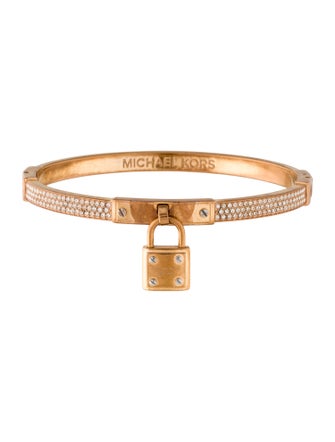 Michael Kors Crystal Lock Charm Bracelet