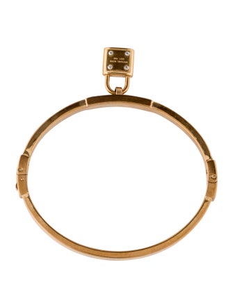 Michael Kors Crystal Lock Charm Bracelet