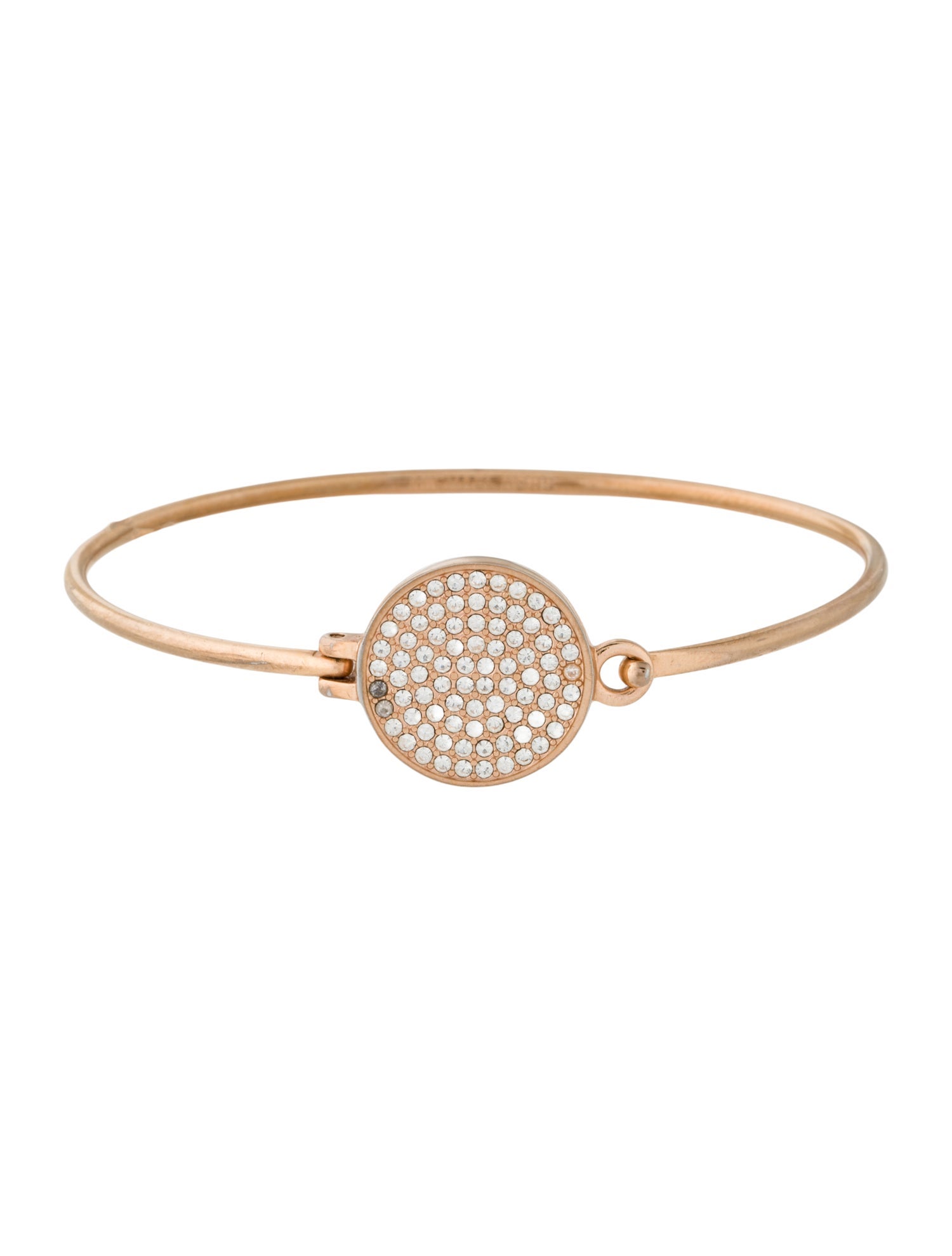 Michael Kors Crystal Pave Disc Bangle