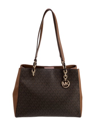 Michael Kors Monogram Top Handle Bag