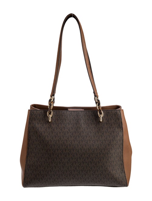 Michael Kors Monogram Top Handle Bag