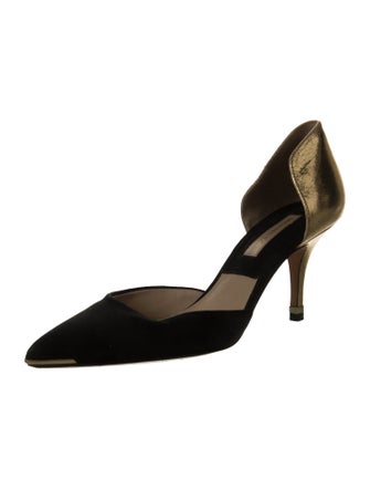 Michael Kors Suede D'Orsay Pumps