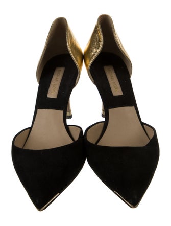Michael Kors Suede D'Orsay Pumps