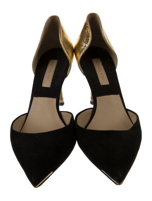 Michael Kors Suede D'Orsay Pumps