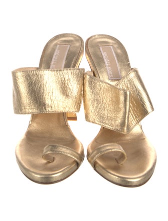 Michael Kors Leather Slides