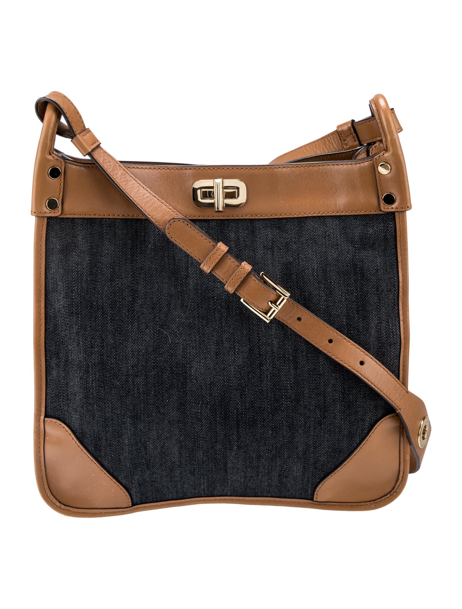 Michael Kors Denim Messenger Bag