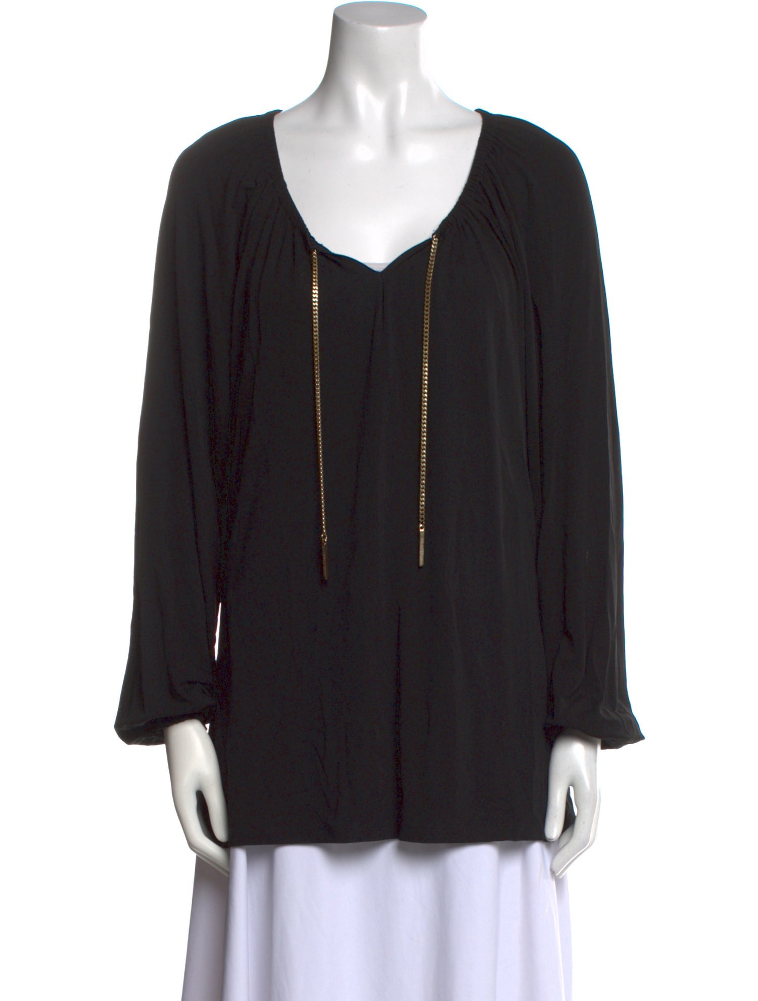 Michael Kors V-Neck Long Sleeve Tunic