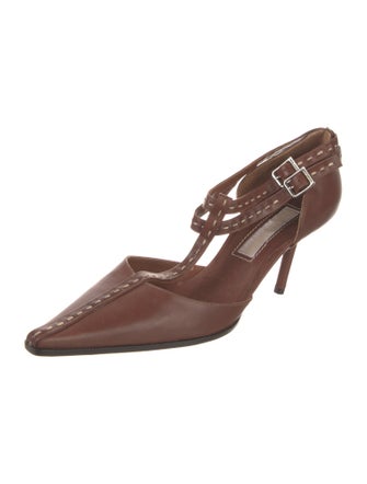 Michael Kors Leather T-Strap Pumps