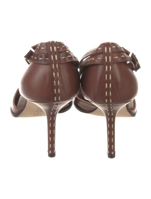 Michael Kors Leather T-Strap Pumps