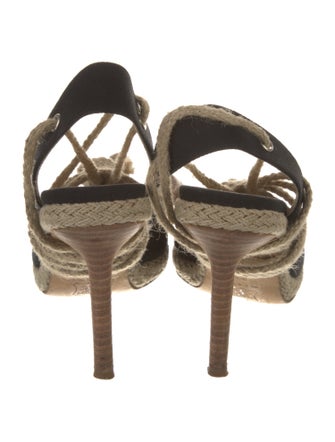 Michael Kors Canvas Slingback Pumps