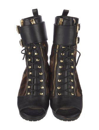 Michael Kors Leather Camouflage Print Slingback Pumps