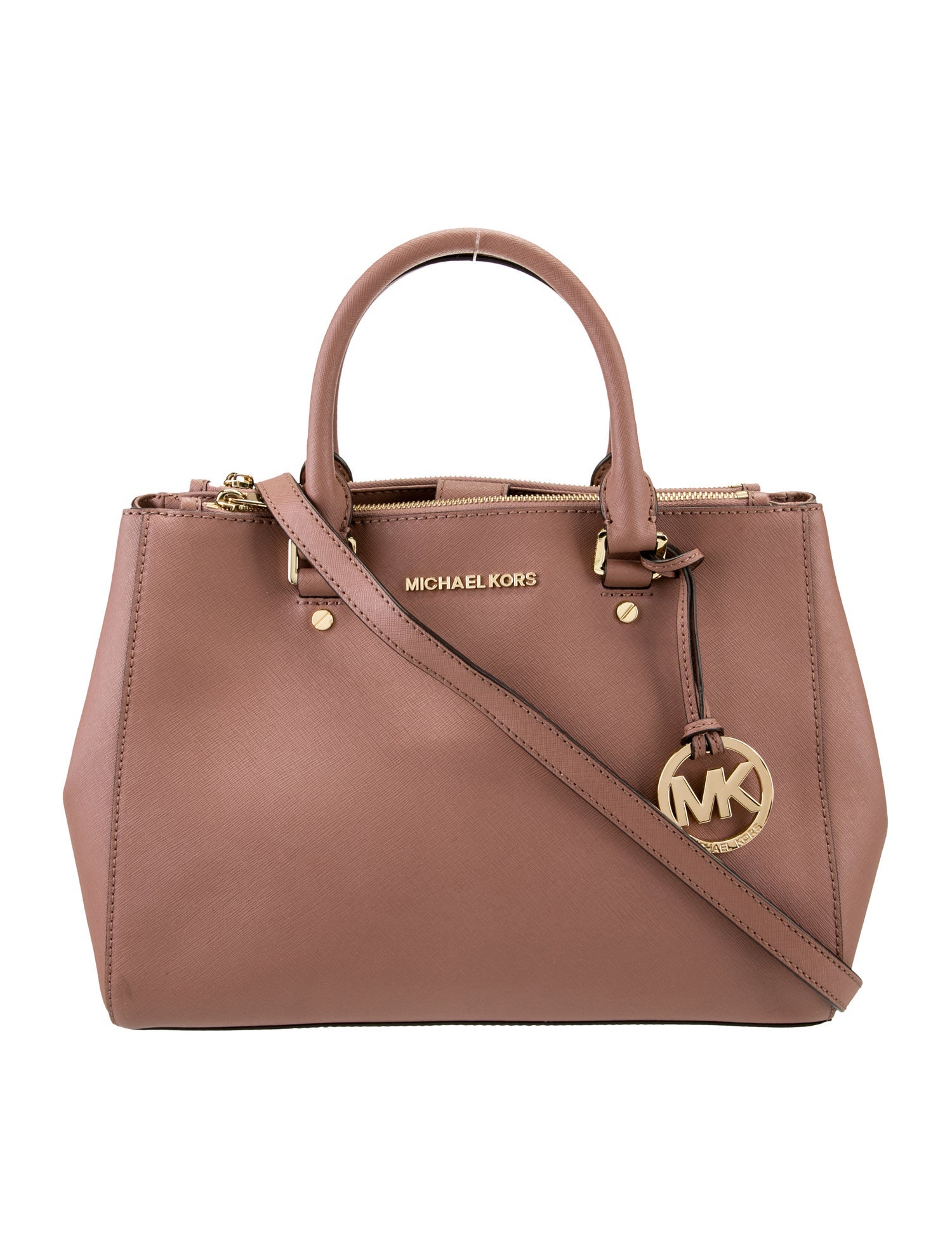 Michael Kors Saffiano Leather Top Handle Bag